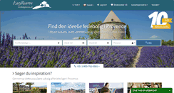 Desktop Screenshot of ferieboligprovence.dk